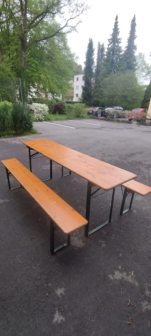 Bierbank Garnitur Stabil