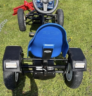BERG Go Kart Gokart Kettcar XL Blue Blau mit Zubehör Bild 3