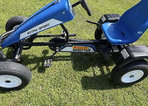 BERG Go Kart Gokart Kettcar XL Blue Blau mit Zubehör Bild 2