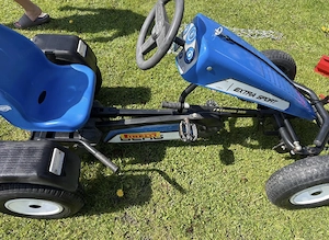 BERG Go Kart Gokart Kettcar XL Blue Blau mit Zubehör Bild 4