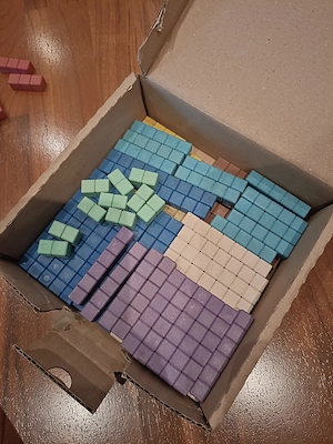 Montessori Rechenstäbe 100 Stück 