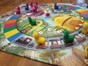 Brettspiel Lama Express von Piatnik  Bild 3