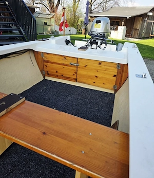 Angel & Badeboot, Gehrer 590 mit 20 PS Motor und Anhänger  Bild 4