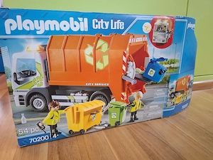 Playmobil Müllwagen City Life Bild 3