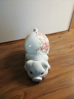Riesen Sparschwein Keramik zu verschenken! 