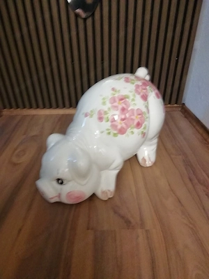Riesen Sparschwein Keramik zu verschenken!  Bild 2