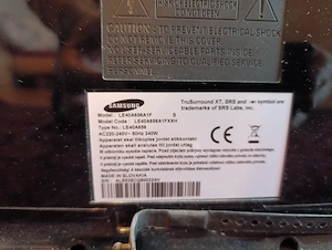 Samsung 40 Zoll LCD-TV komplett mit Thomson digitaler Sat-Receiver Bild 4