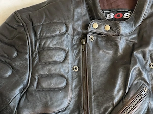 BOS Leder Motorradjacke   Größe XL, neuwertig Bild 4