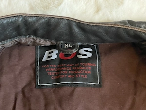 BOS Leder Motorradjacke   Größe XL, neuwertig Bild 5