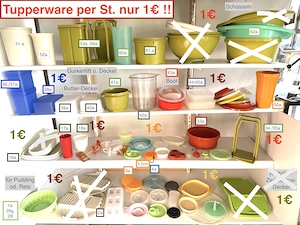TUPPERWARE 1  Geschirr Deckel Kleinteile Bild 2