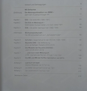 Buch BMW M3  -  Entwicklung, Modelle   Technik  Bild 3