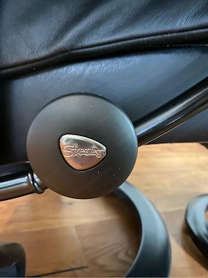 2x Originale Stressless Sessel mit Hocker Bild 3