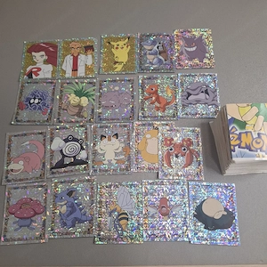 Pokemon Merlin Sticker Sammlung
