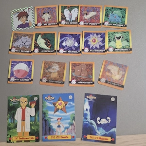 Pokemon Merlin Sticker Sammlung Bild 2