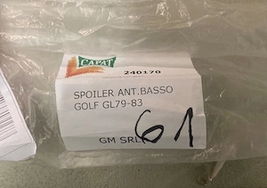 Golf 1 Frontspoiler Lippe Bild 2