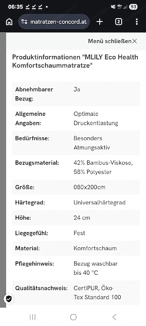 Mlily Matratze Bild 4