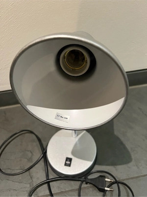 Tischleuchte silber Bild 4