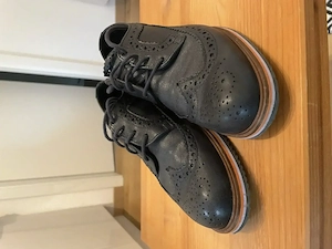  Wunderschöne verzierte Leder Halbschuhe  Bild 3