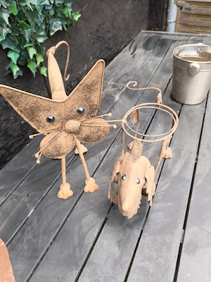 Rostdeko verschiedene