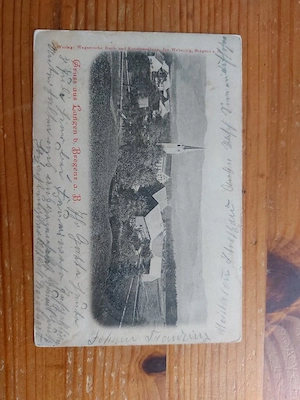 Langen bei Bregenz Ansichtskarte gelaufen 1906