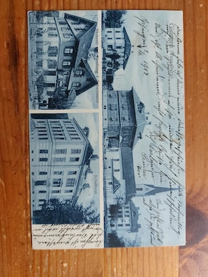 Gruss aus Gisingen, Vorarlberg, Ansichtskarte, um 1900