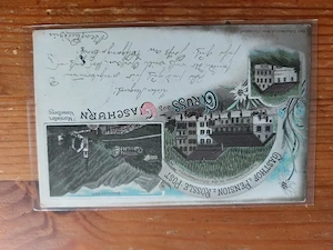 Gruss aus Gaschurn, Montafon, Ansichtskarte Lithografie, Vorarlberg