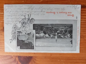Ansichtskarten Langen bei Bregenz, gelaufen 1900
