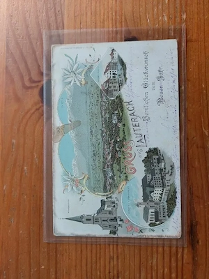 Gruss aus Lauterach, Vorarlberg, Alte Ansichtskarte um 1900