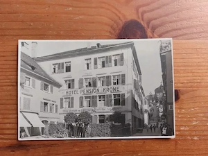 Ansichtskarte Bregenz - Krone um 1920
