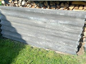 Eternit Platten gebraucht, zB als Holz Abdeckung ca 250 cm x 110 cm Bild 2