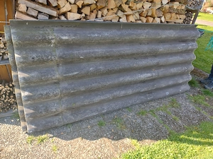 Eternit Platten gebraucht, zB als Holz Abdeckung ca 250 cm x 110 cm