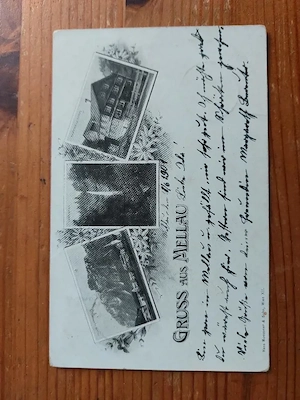 Gruss aus Mellau, Ansichtskarte 1901