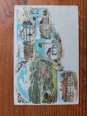 Gruss aus Eglofs, Allgäu, Alte Ansichtskarte, Sammlungsauflösung