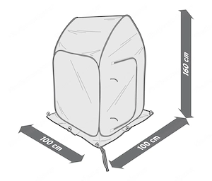 Großes Pop-up-Pflanzenschutz-Zelt Bild 2