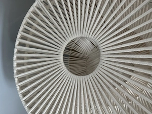 Handgewebter Wäschekorb aus Seil Bild 6