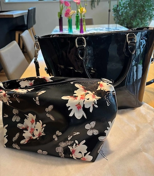 Damentasche Lack inkl. Tasche für Schminkutensilien Bild 4