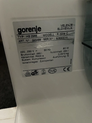 Kühlschrank Gorenje HS2966 Bild 2
