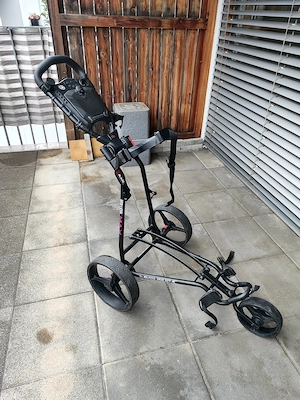 Golfbag Titelist mit Max Wagen Bild 4