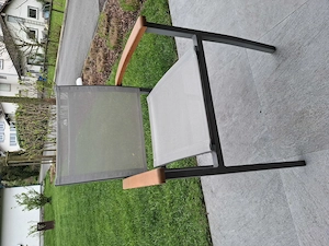 Gartenmöbel Tisch + 8 Stühle Bild 3