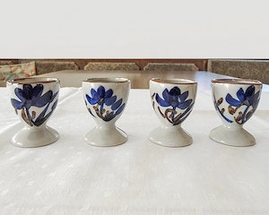 Div. Geschirr, Glasschüssel, Käseschneider, Zwiebelschneider, Obstschale blau,  Bild 9