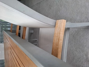 Gartenmöbel Tisch + 8 Stühle Bild 7