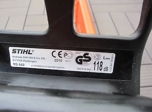 Stihl MS 660 Bild 3