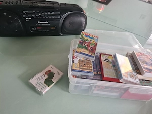 Cassettenrecorder mit cassetten