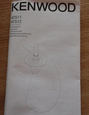 Original Kenwood Unterheb- Rührelement AT511  Bild 9
