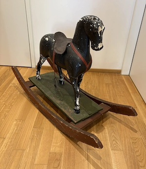 Antikes Schaukelpferd - ca. 1920 Bild 3