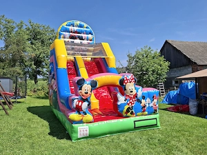 Hüpfburg mit Rutsche   Mickey Mouse Bild 4