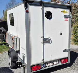 Kofferanhänger für mehrere Verwendungen z.B. als Motorradtransporter oder Minicamper Bild 2
