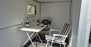 Kofferanhänger für mehrere Verwendungen z.B. als Motorradtransporter oder Minicamper Bild 7