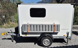 Kofferanhänger für mehrere Verwendungen z.B. als Motorradtransporter oder Minicamper Bild 5