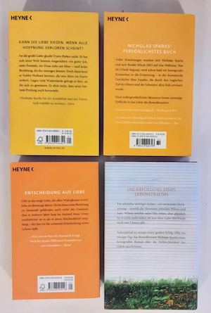 Bücherpaket - Nicholas Sparks 
